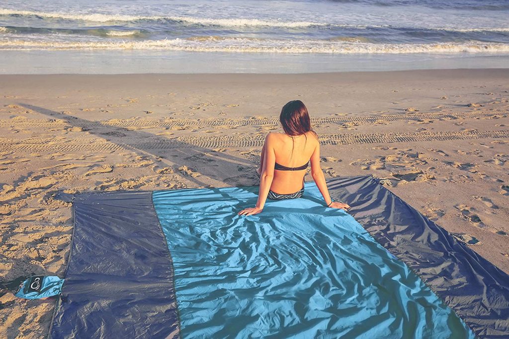 Sand Free Compact Outdoor Beach Blanket By Live Infinitely
