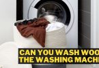 Can you wash wool in the washing machine?